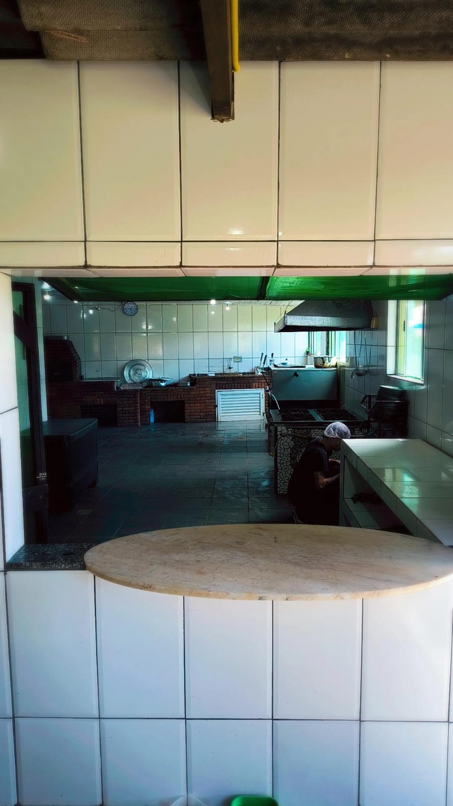 Cavalo marrom para equoterapia